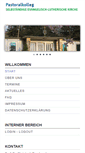Mobile Screenshot of pastoralkolleg-selk.de